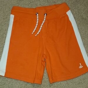 Janie and Jack Orange and White Athletic Shorts